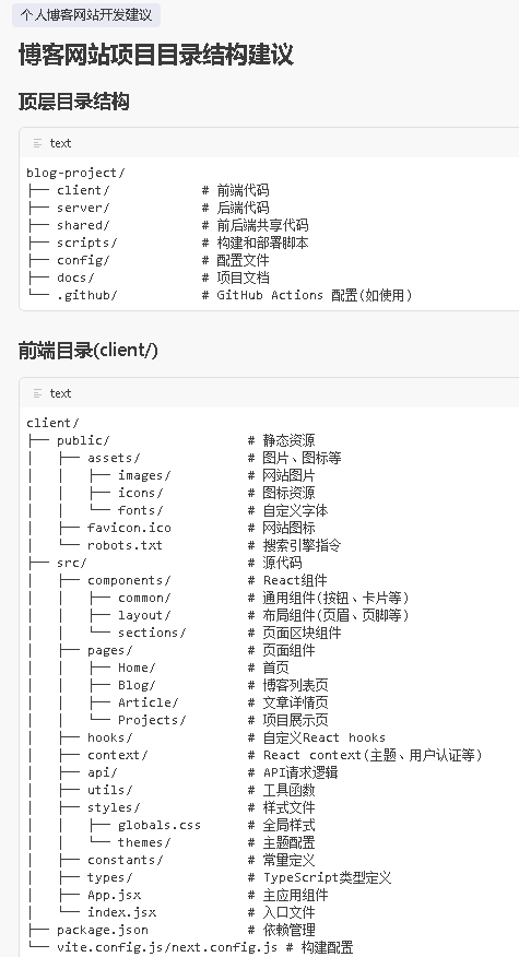 Cursor生成的目录结构1